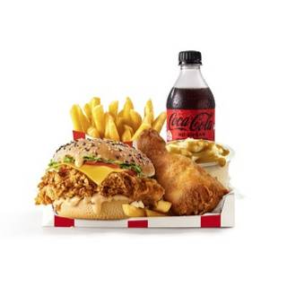 Box Meal With Zinger Burger 