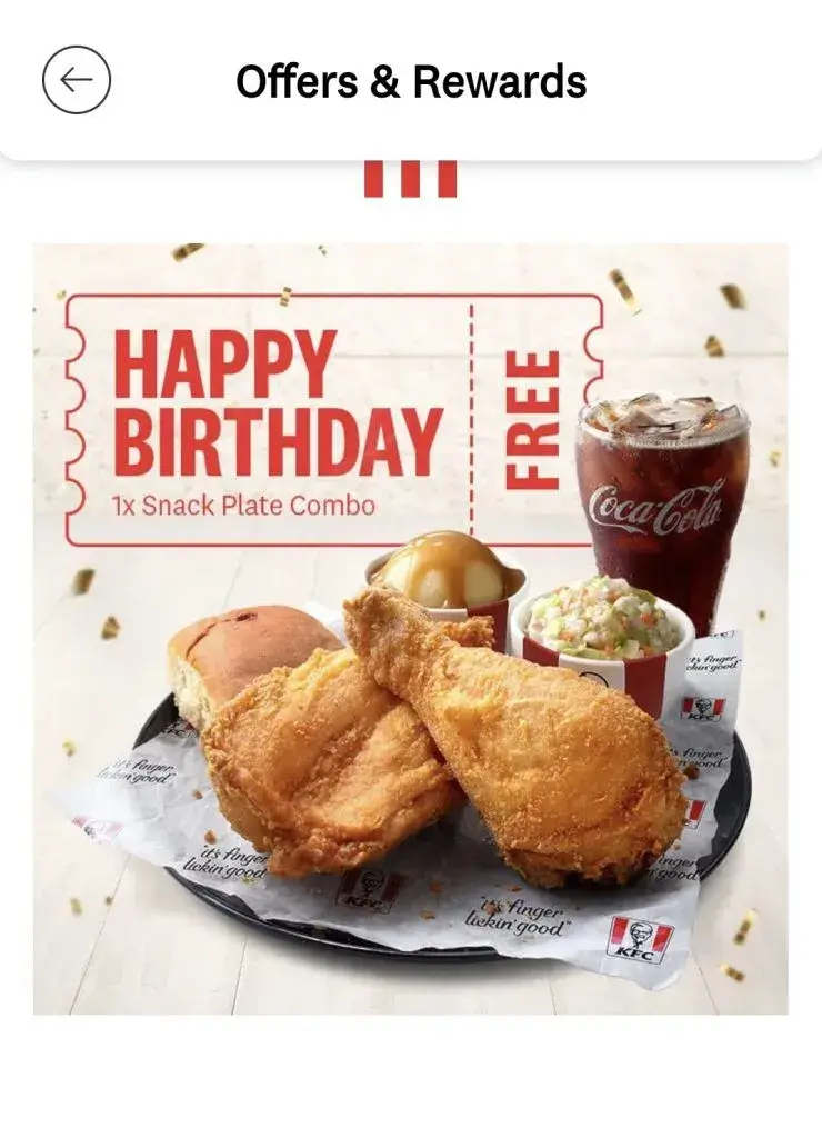 KFC Birthday Special