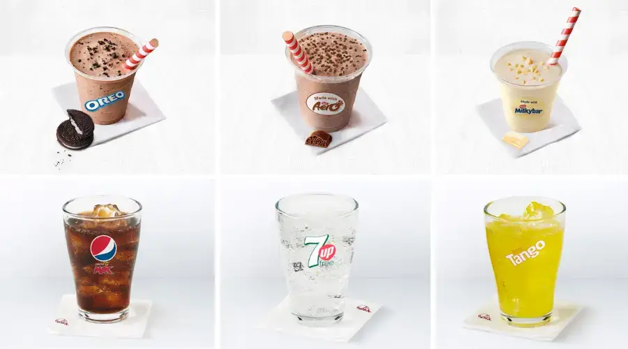 KFC Drinks Menu